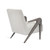 Interlude Home Angelica Lounge Chair - Haze Shearling