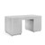 Interlude Home Taylor Grand Desk - Light Grey