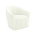 Interlude Home Channel Swivel Chair - Shell