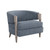 Interlude Home Kelsey Grand Chair - Azure