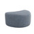 Interlude Home Carlisle Left Ottoman - Azure