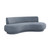 Interlude Home Nuage Right Sofa - Azure