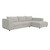 Interlude Home Comodo Right Chaise Sectional - Rock