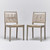 Interlude Home Augustine Dining Chair - Champagne - Set Of 2