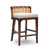 Interlude Home Palms Counter Stool - Chestnut