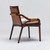 Interlude Home Delray Side Chair - Chestnut