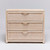 Interlude Home Melbourne 3 Drawer Chest - White Wash