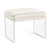 Interlude Home Riley Stool - Cream