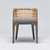 Interlude Home Palms Side Chair - Grey Ceruse/ Jade
