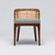 Interlude Home Palms Side Chair - Chestnut/ Fog