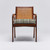 Interlude Home Delray Arm Chair - Chestnut/ Sage