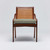 Interlude Home Delray Side Chair - Chestnut/ Fern