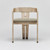 Interlude Home Maryl Iii Dining Chair - Washed White/ Straw