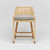 Interlude Home Boca Counter Stool - Natural/ Fog