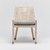 Interlude Home Boca Dining Chair - White Wash/ Fog