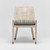 Interlude Home Boca Dining Chair - White Wash/ Sage