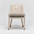 Interlude Home Boca Dining Chair - White Wash/ Pebble