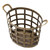 Eichholtz Vreeland Basket - Vintage Brass