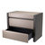 Eichholtz Meribel Bedside Table - Grey Leather Look