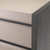 Eichholtz Meribel Bedside Table - Grey Leather Look