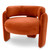 Eichholtz Chaplin Chair - Savona Orange Velvet