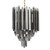 Eichholtz Salerno Chandelier - Smoke Glass