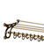 Eichholtz Hudson Coatrack - L Antique Brass