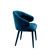 Eichholtz Cardinale Dining Chair - Roche Teal Blue Velvet