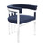 Eichholtz Clubhouse Dining Chair - Pol Ss Savona Midnight Blue