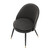 Eichholtz Cooper Dining Chair - Roche Dark Grey Velvet - Set Of 2