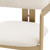 Eichholtz Donato Dining Chair - Brushed Brass Bouclé Cream