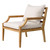 Eichholtz Hera Outdoor Chair - Natural Teak Flores Off-White