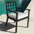 Eichholtz Cap-Ferrat Outdoor Dining Chair - Black Sunbrella Canvas