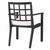 Eichholtz Cap-Ferrat Outdoor Dining Chair - Black Sunbrella Canvas