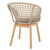 Eichholtz Trinity Outdoor Dining Chair - Cream Weave Flores Off-White