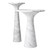 Eichholtz Pompano Side Table - High White Carrera Marble