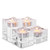 Eichholtz Giancarlo Tealight Holder - Low Crystal Glass - Set Of 4