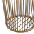 Eichholtz Baleana Towel Basket - Vintage Brass