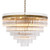 Eichholtz East Chandelier - Single Antique Brass