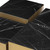 Eichholtz Esposito Coffee Table - Brushed Brass Black Marble - Set Of 4