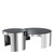 Eichholtz Piemonte Coffee Table - Polished Ss - Set Of 2