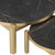 Eichholtz Quest Coffee Table - Brushed Brass - Set Of 2