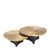 Eichholtz Thousand Coffee Table - Oaks Brass - Set Of 2