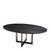 Eichholtz Melchior Dining Table - Oval Charcoal Oak Veneer