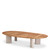 Eichholtz Free Form Outdoor Coffee Table - Natural Teak