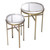 Eichholtz Hoxton Side Table - Brushed Brass Finish Set Of 2