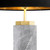 Eichholtz Newman Table Lamp - Grey Marble Incl Shade