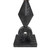 Noir Totem Sculpture - Cinder Black