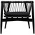 Noir Hector Chair - Charcoal Black