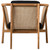 Noir Balin Chair With Caning